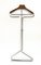 Mid-Century French Wood & Chrome Tubolar Personal Valet or Coat Rack, 1960s 9