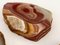 Mid-Century Onyx, Agate & Quartz Geode Bowls, Set of 3 10