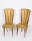 Beige Vinyl & Beech Upholstered Dining Chairs from N.F. Ameublement, 1950s, Set of 2 5