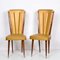 Beige Vinyl & Beech Upholstered Dining Chairs from N.F. Ameublement, 1950s, Set of 2 6