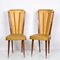 Beige Vinyl & Beech Upholstered Dining Chairs from N.F. Ameublement, 1950s, Set of 2, Image 6