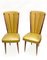 Beige Vinyl & Beech Upholstered Dining Chairs from N.F. Ameublement, 1950s, Set of 2 8