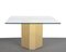 Cream Yellow Lacquered Dining Table from Maison Jansen, 1970s 2