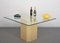 Cream Yellow Lacquered Dining Table from Maison Jansen, 1970s, Image 8