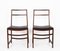 Mid-Century Italian Wood Dining Chairs by Renato Venturi for MIM Roma, 1960s, Set of 4 3