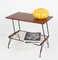 Mid-Century Italian Coffee Table with Brass Magazine Rack from Mobili Pizzetti, 1950s 13