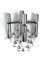 Italian Chrome and Glass Sconces by Sciolari, 1960s, Set of 2, Image 12