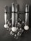 Italian Chrome and Glass Sconces by Sciolari, 1960s, Set of 2 16