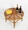 Tavolino da caffè Mid-Century in vimini e bambù di Tito Agnoli, Italia, anni '60, Immagine 18