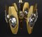 Mid-Century Italian Glass and Polished Gilt Brass Chandelier by Gaetano Sciolari, 1960s, Image 8