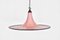 Mid-Century Pink and Black Murano Glass Pendant Light from Seguso, 1970s 4