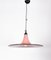 Mid-Century Pink and Black Murano Glass Pendant Light from Seguso, 1970s, Image 9