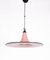 Mid-Century Pink and Black Murano Glass Pendant Light from Seguso, 1970s 8