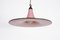 Mid-Century Pink and Black Murano Glass Pendant Light from Seguso, 1970s 11