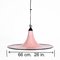 Mid-Century Pink and Black Murano Glass Pendant Light from Seguso, 1970s, Image 2