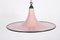 Mid-Century Pink and Black Murano Glass Pendant Light from Seguso, 1970s 5