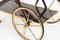 Mid-Century Modern Wood and Brass Italian Bar Cart by Cesare Lacca, Italy, 1950s, Image 4