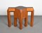 Mid-Century Tischgestell oder Konsole aus Massivholz, 1980er 10