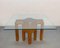 Mid-Century Tischgestell oder Konsole aus Massivholz, 1980er 15