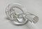 Mid-Century Crystal Acrylic Glass Knot Paperweight by Dorothy Thorpe 10