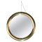 Mid-Century Italian Brass Narciso Mirror by Sergio Mazza for Artemide, 1960s 1