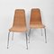 Mid-Century Italian Rattan, Wicker & Chromed Metal Chairs, 1970s, Set of 6 5
