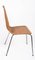 Italienische Mid-Century Stühle aus Rattan, Korbgeflecht & verchromtem Metall, 1970er, 6er Set 3
