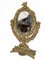 Specchio da tavolo neorinascimentale in bronzo dorato, XX secolo, Immagine 5