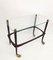 Mid-Century Wood Italian Bar Cart by Cesare Lacca, 1950s, Image 12