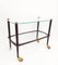 Mid-Century Wood Italian Bar Cart by Cesare Lacca, 1950s, Image 11