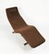 Mid-Century Brown Fabric and Chrome Steel Chaise Longue, 1980s, Image 6