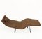 Chaise longue Mid-Century in acciaio cromato e tessuto, anni '80, Immagine 11