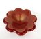 Mid-Century Italian Red & Gold Sommerso Murano Glass Bowl, 1960, Image 14