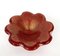 Mid-Century Italian Red & Gold Sommerso Murano Glass Bowl, 1960, Image 3