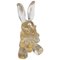 Mid-Century Italian Murano Glass Rabbit Sculpture from Seguso, 1960s 1