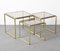 Tables Gigognes Mid-Century en Chrome et Verre Fumé, Italie, 1970s, Set de 3 7