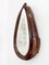 20th Century Swiss Leather Horse Collar Wall Mirror from K. Petermann, 1917, Image 6
