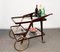Mid-Century Italian Wood Bar Cart by Cesare Lacca, 1950s, Image 14