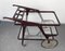 Mid-Century Italian Wood Bar Cart by Cesare Lacca, 1950s, Image 5