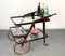 Mid-Century Italian Wood Bar Cart by Cesare Lacca, 1950s 16