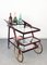 Mid-Century Italian Wood Bar Cart by Cesare Lacca, 1950s, Image 13