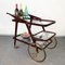 Mid-Century Italian Wood Bar Cart by Cesare Lacca, 1950s, Image 11