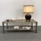 Mid-Century Italian Brass and Smoked Glass Coffee Table, 1970s 9