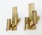 Mid-Century Italian Brass Wall Sconces from Gaetano Sciolari, 1960s, Set of 2 13