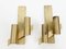 Mid-Century Italian Brass Wall Sconces from Gaetano Sciolari, 1960s, Set of 2, Image 12