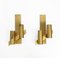 Mid-Century Italian Brass Wall Sconces from Gaetano Sciolari, 1960s, Set of 2 4