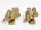Mid-Century Italian Brass Wall Sconces from Gaetano Sciolari, 1960s, Set of 2 11