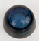 Italian Sommerso Amber Blue Murano Glass Ashtray or Bowl by Flavio Poli, 1960, Image 14