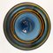 Italian Sommerso Amber Blue Murano Glass Ashtray or Bowl by Flavio Poli, 1960, Image 3