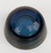 Italian Sommerso Amber Blue Murano Glass Ashtray or Bowl by Flavio Poli, 1960, Image 7